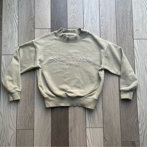 Essentials Kids Light Green Pullover